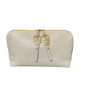 Thomas Wylde large clutch style skull rose leather bag